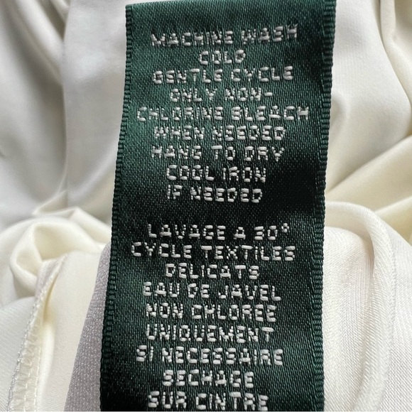 LAUREN RALPH LAUREN SLEEVELESS BLUE /IVORY STRIPED WOMENS DRESS WITH BELT -4 P - Picture 10 of 13